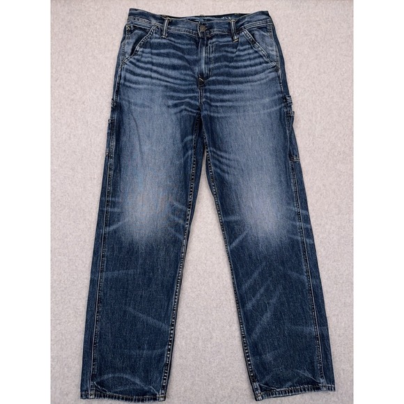 American Eagle Outfitters Other - American Eagle Carpenter Jeans Men's 34x30 Blue Denim Straight Leg Hammer‎ Loop